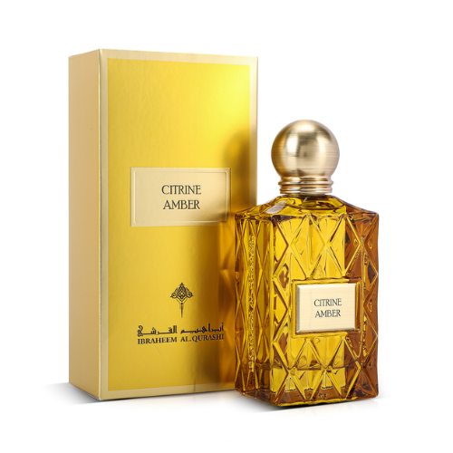 Ibraheem Al Qurashi Gems Collection Citrine Amber (Yellow) Eau de Parfum 75ml - 75ML - Ibraheem Al Qurashi Perfume