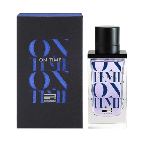 Rue Broca On Time Pour Homme Blue Eau De Parfum 100ML - Rue Broca Perfume