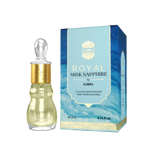 Ajmal Royal Misk Sapphire Non-Alcoholic Attar 10ML - Ajmal Attar