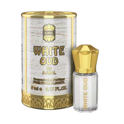 Ajmal White Oud Attar Concentrated Perfume 10ML - Ajmal Attar