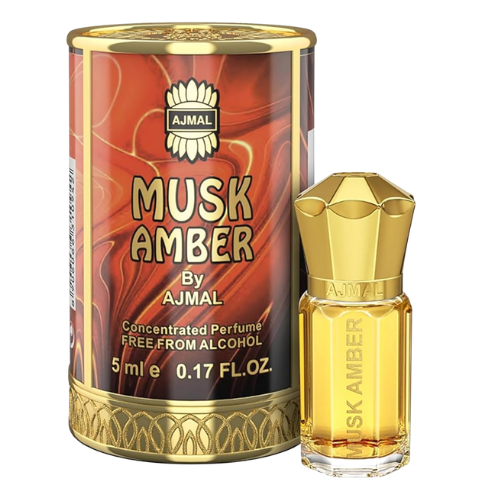 Ajmal Musk Amber Concentrated Perfume 5ML - Ajmal Attar