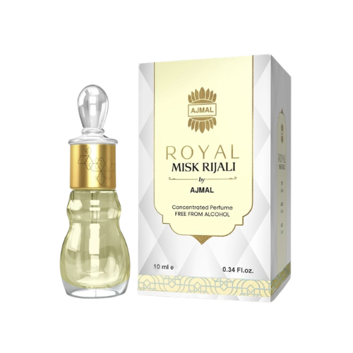 Ajmal Royal Misk Rijali Attar Concentrated Perfume 10ML - Ajmal Attar