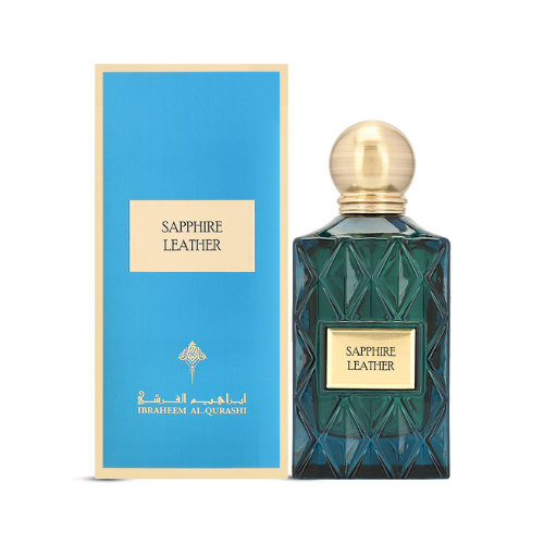 Ibraheem Al Qurashi Gems Collection Sapphire Leather Eau de Parfum 75ml - 75ML - Ibraheem Al Qurashi Perfume