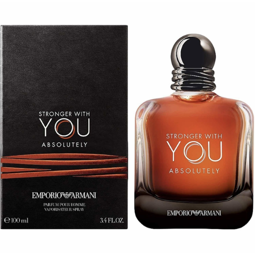 Emporio Armani Stronger With You Absolutely Pour Homme Parfum 100ml Intense Menâ€™s Perfume - 100ML - Armani Perfume