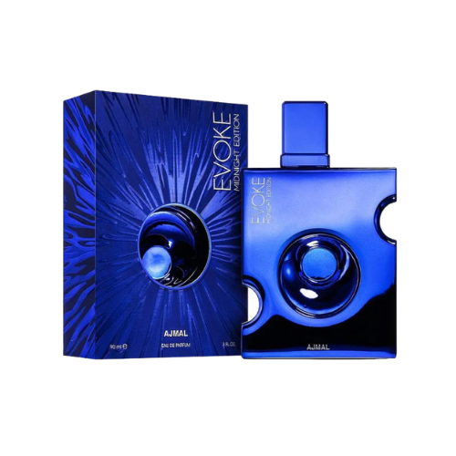 Ajmal Evoke Midnight Eau De Parfum 90ml for Men - Ajmal Perfume
